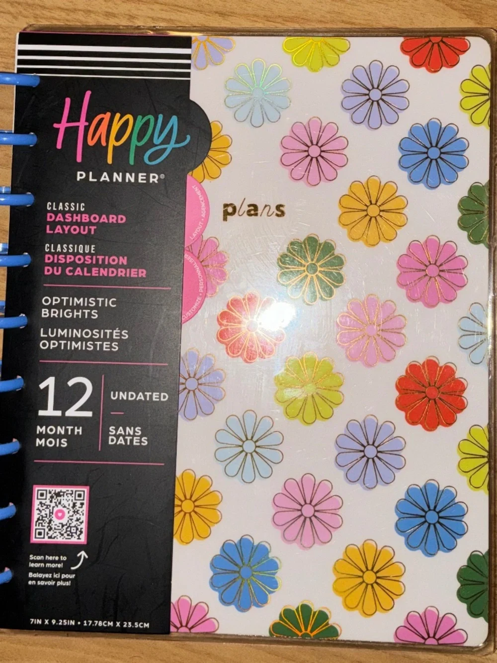 NWT Happy Planner Classic 12-Mo Planner, Agenda 52 Stickers & Gel Pens Bundle